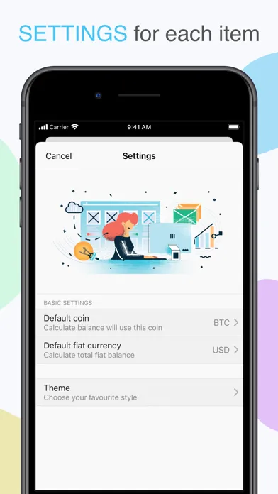 تصاویر Cryptofolio - portfolio wallet
