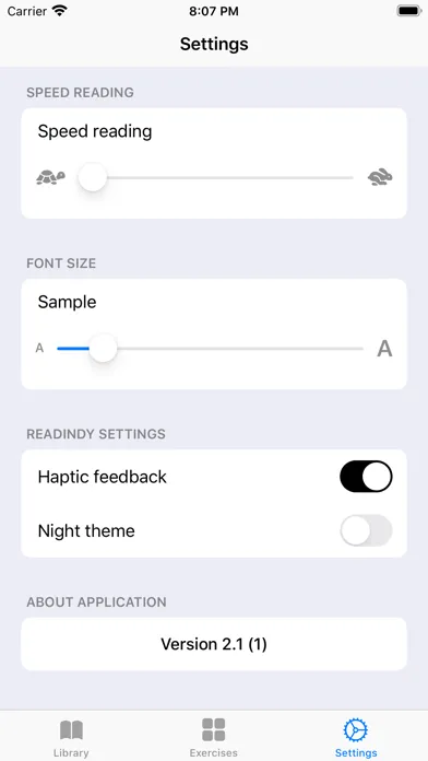Read with Schulte: epub,pdf スクリーンショット
