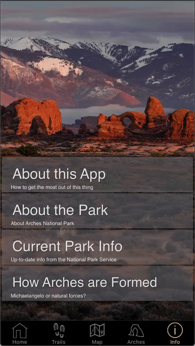 Arches | National Park Guide Ekran Görüntüleri