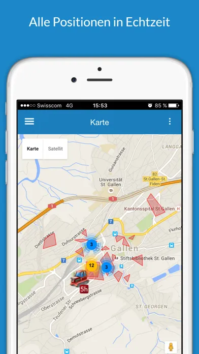 SORBA Tracker Screenshots