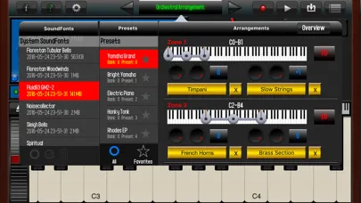 SoundFont Pro for iPhone Screenshots