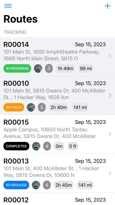 Route Planner+ with GPS Map Screenshots
