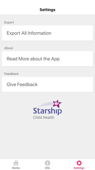 Starship NICU Journal Ekran Görüntüleri