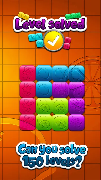 Fruit Block Puzzle Game – Fit Colorful Blocks and Solve HD Levels for Brain Training in10/10 Box Screenshots