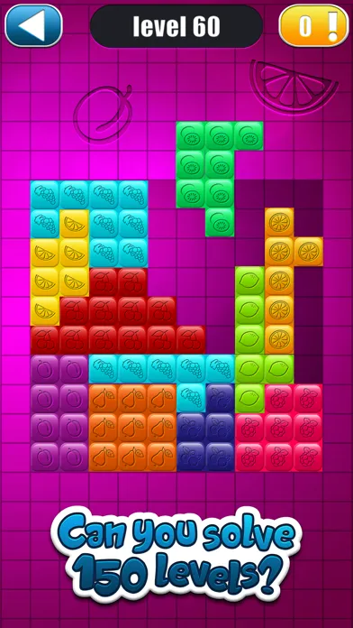 Fruit Block Puzzle Game – Fit Colorful Blocks and Solve HD Levels for Brain Training in10/10 Box Screenshots
