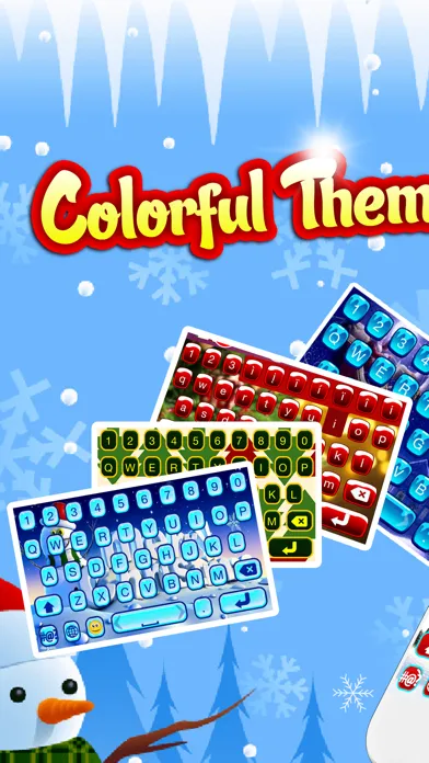 Christmas Emoji Keyboard Themes & Custom Keyboards Screenshots