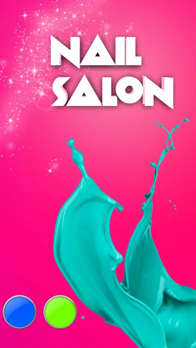 Manicure in Stylish Salon – Acrylic Nail Polish with Fancy Glow and Neon Design for Glamorous Girls应用截图