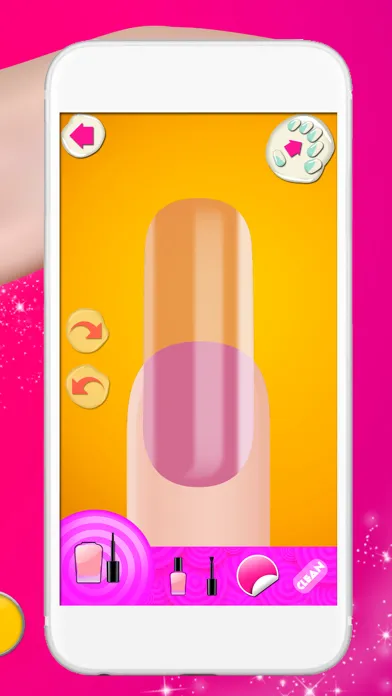 Manicure in Stylish Salon – Acrylic Nail Polish with Fancy Glow and Neon Design for Glamorous Girls应用截图