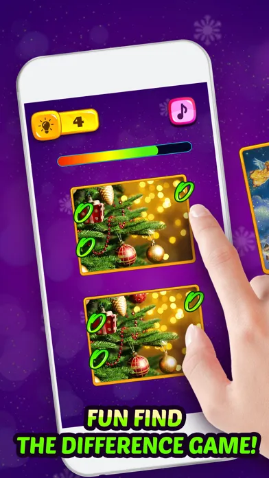 Tangkapan skrin Spot the Difference Merry Christmas Find it Game.s