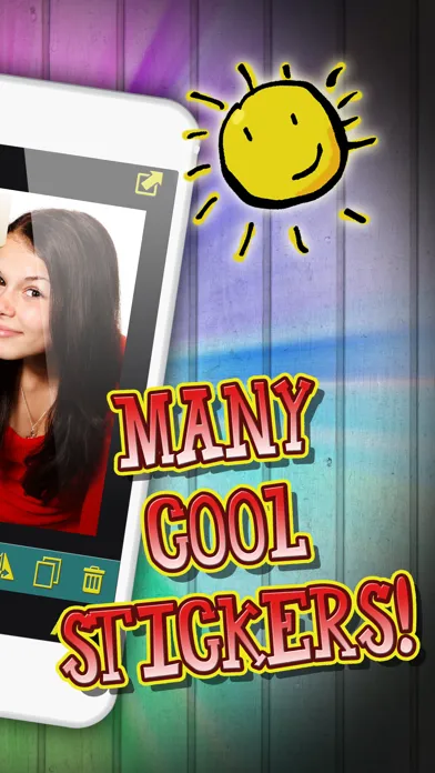 Fun Photo Writer - Decorate Pictures with Funny Captions and Add Cute Stickers應用截圖