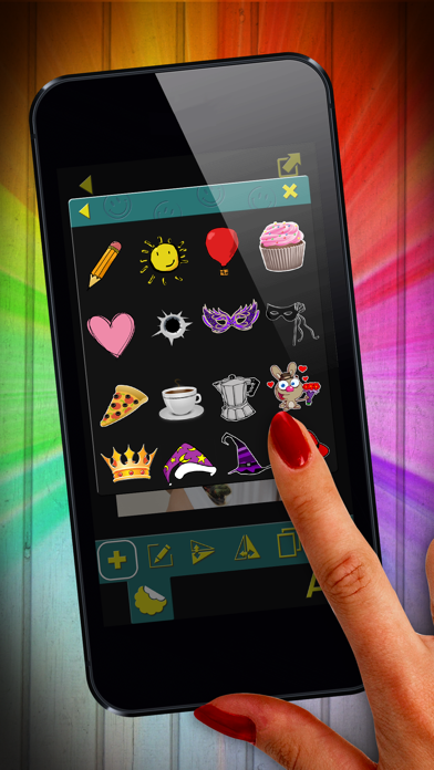 Fun Photo Writer - Decorate Pictures with Funny Captions and Add Cute Stickers Screenshots