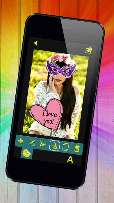 Fun Photo Writer - Decorate Pictures with Funny Captions and Add Cute Stickers Screenshots
