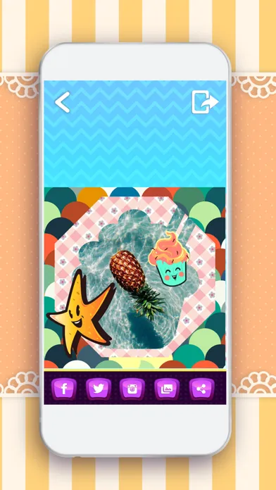 تصاویر Kawaii Photo Stickers Studio – Cute Camera Edit.or with Text on Pic Effects for Picture.s