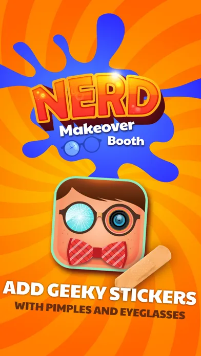 Geek Booth & Sticker Photos in Get Ugly Face Maker應用截圖