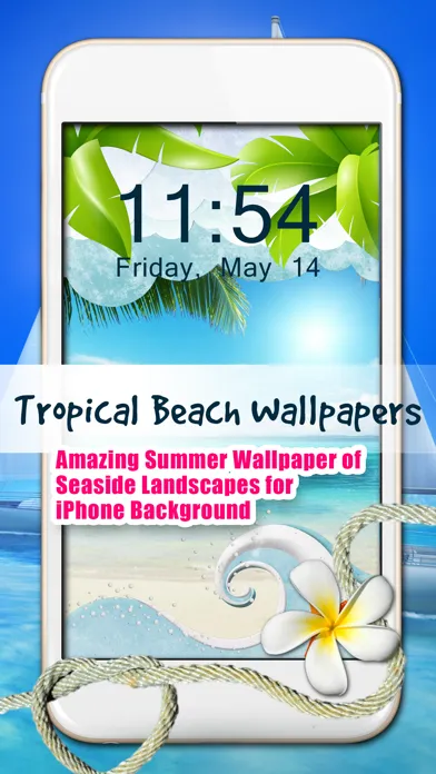 Tropical Beach Wallpapers – Amazing Summer Wallpaper of Seaside Landscapes for iPhone  Background Screenshots