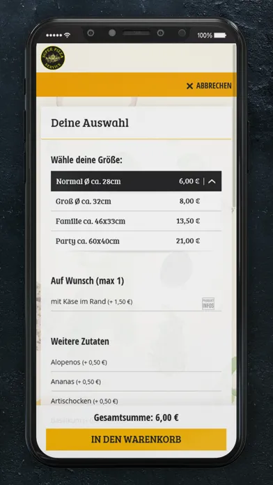Screenshot di Super Pizzaservice Elsterwerda