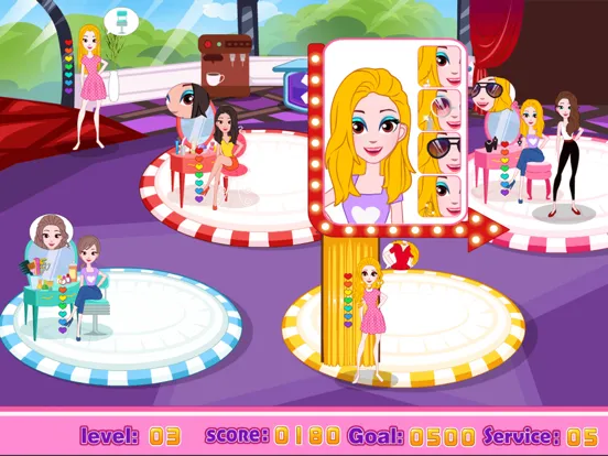ภาพหน้าจอของ Super star girl dream factory iPad 