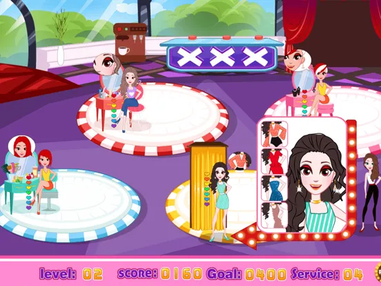 ภาพหน้าจอของ Super star girl dream factory iPad 