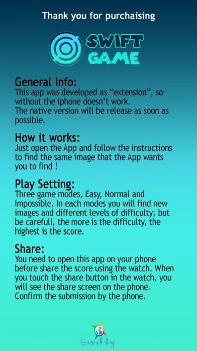Swift Game! سکرین شاٹس