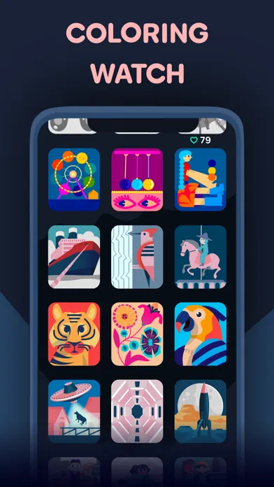 Coloring Watch سکرین شاٹس