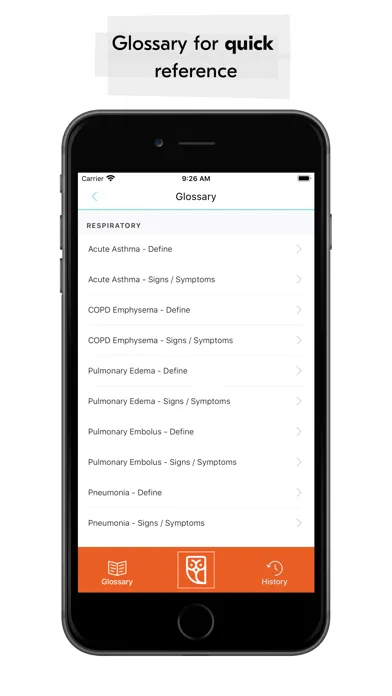 Medical Signs and Symptoms Screenshots