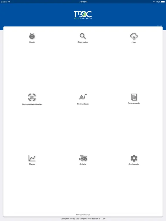 TBDC Produtor iPad 應用截圖