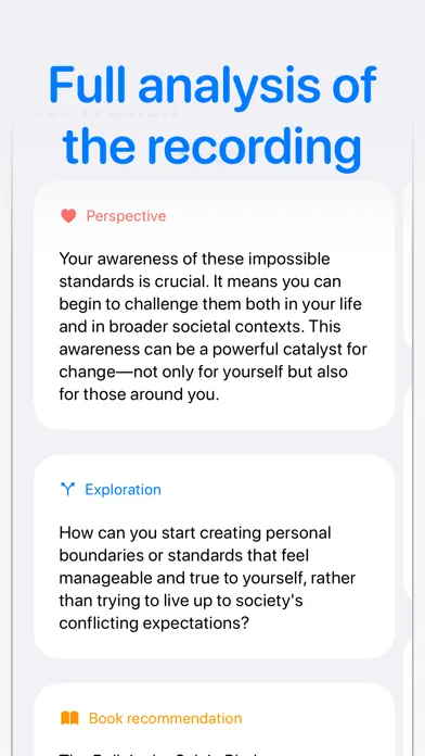 Capturas de pantalla de Insight - Self-Reflection