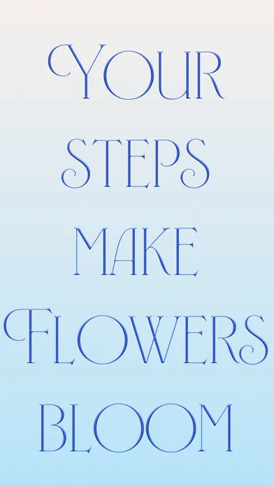 Pedometer Walk Flower 스크린샷