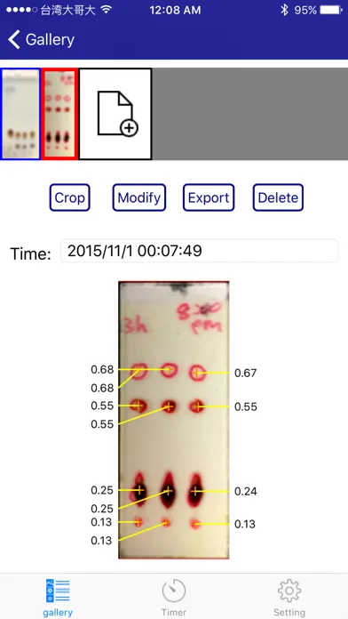 Ảnh chụp màn hình của TLC Chemistry Tools