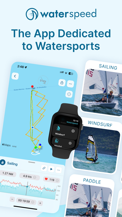 Waterspeed Wind Wing Sail Foil Screenshots