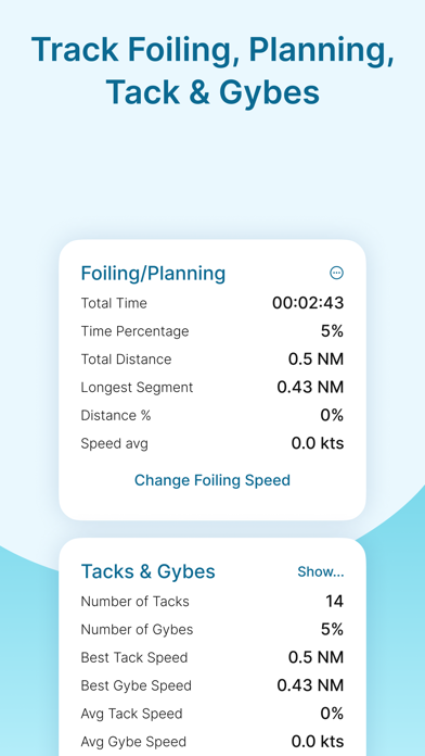 Waterspeed Wind Wing Sail Foil Screenshots