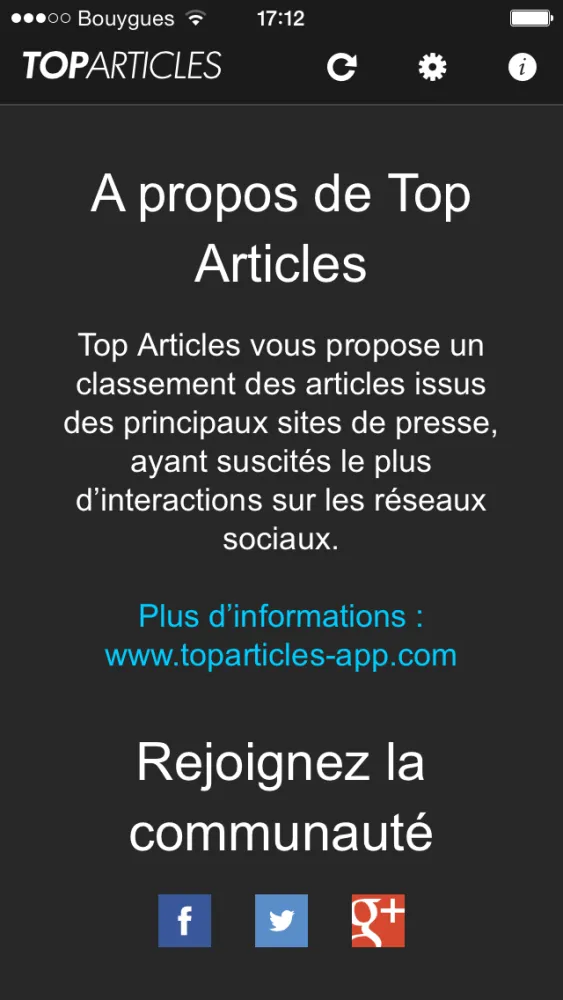 Tangkapan layar Top Articles