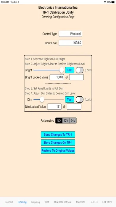 Captures d'écran de FCD-TR1 Adapter Application