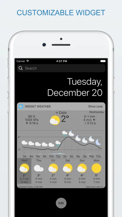 widget weather应用截图