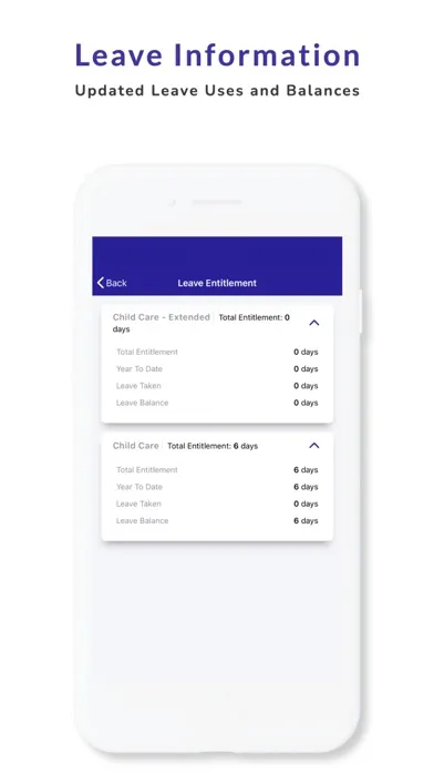 Capturas de tela do Take5 Portal - HRMS ePortal