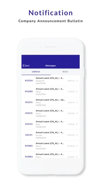 Capturas de tela do Take5 Portal - HRMS ePortal