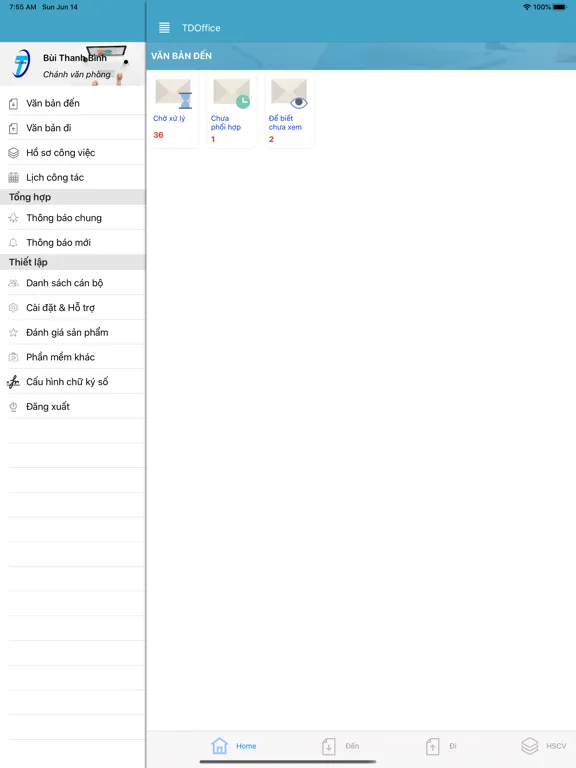 TDOffice iPad  Ekran Görüntüleri