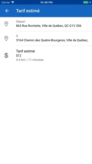 Captures d'écran de Taxi Laurier