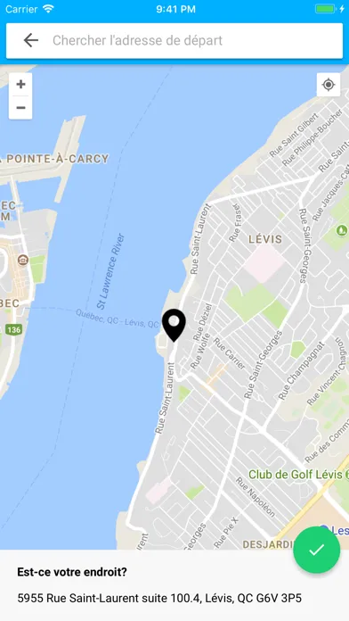 Taxi Lévis Screenshots