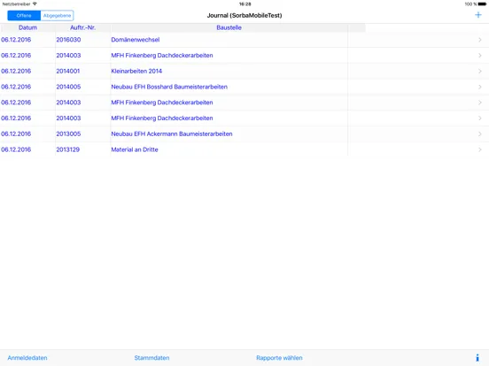 SORBA Inventar iPad 应用截图