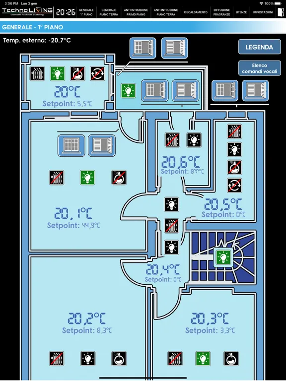 Technoliving Domotic Home iPad  스크린샷