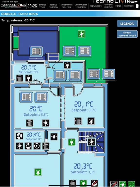 Technoliving Domotic Home iPad  스크린샷