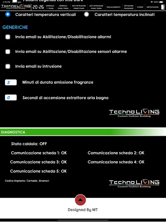 Technoliving Domotic Home iPad  스크린샷
