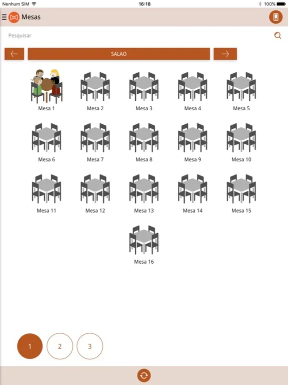 Zrzuty ekranu Odhen Waiter iPad 