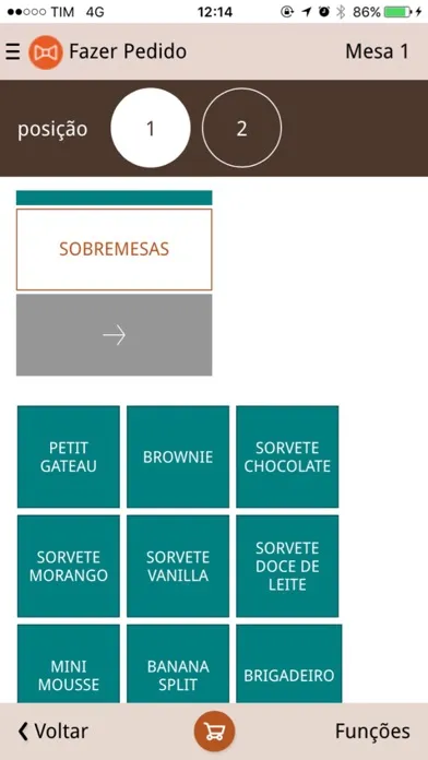 Zrzuty ekranu Odhen Waiter