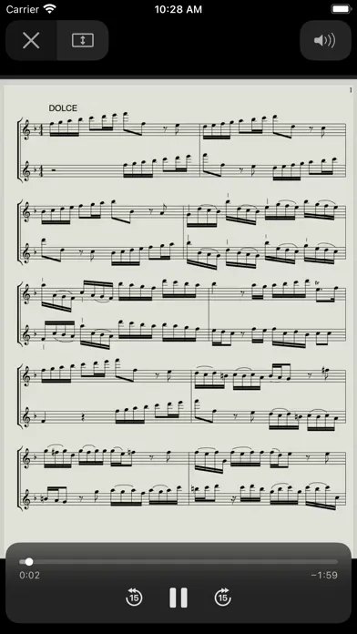 Telemann 6 Sonatas (1-3)應用截圖