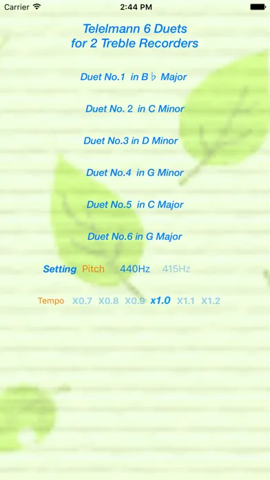 Telemann 6  Duets Screenshots