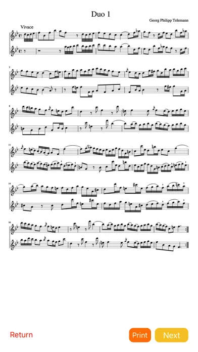Telemann 6  Duets Screenshots