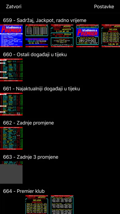 Premier Teletext স্ক্রিনশট