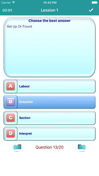 Screenshot di IELTS Vocabulary Test - Full
